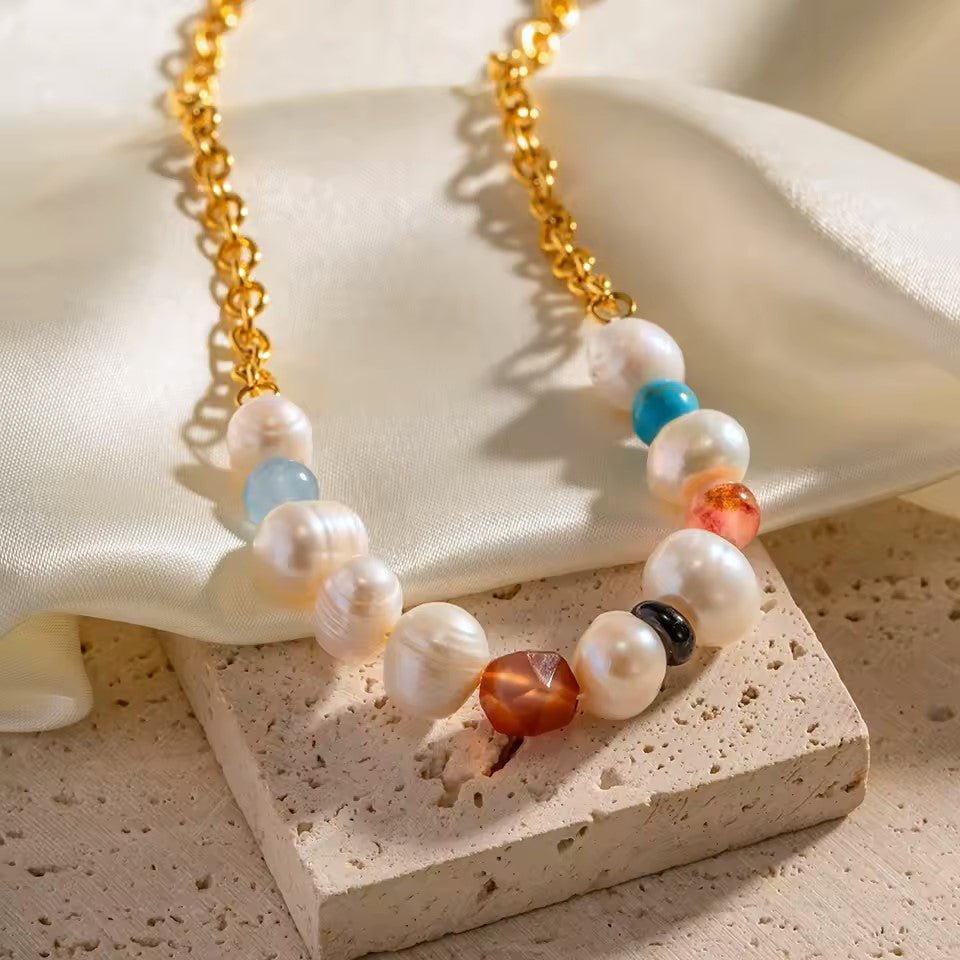 18K Gold Plated Amara Necklace - Naked Muse Waterproof Jewellery