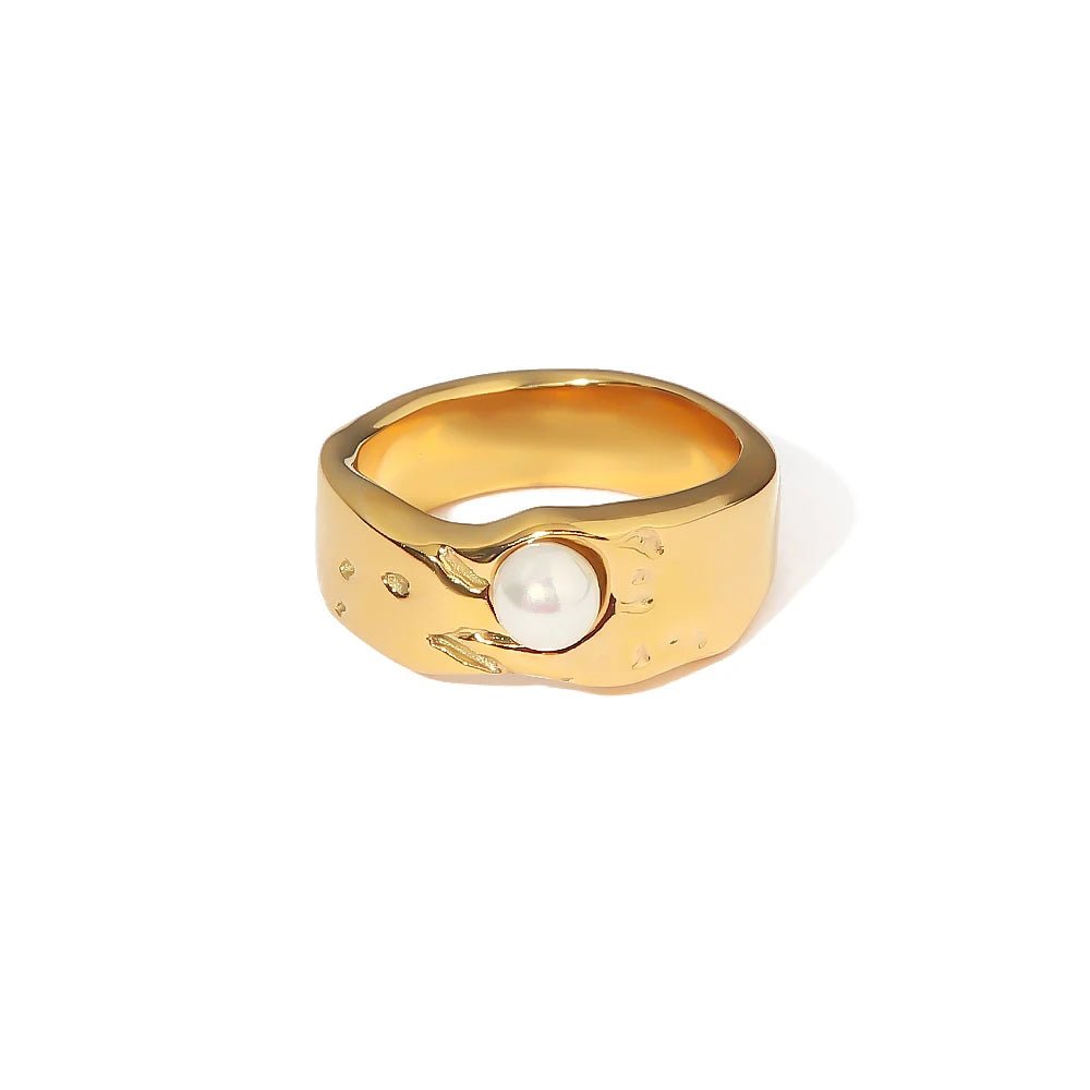 18K Gold Plated Aphrodite Ring - Naked Muse Waterproof Jewellery