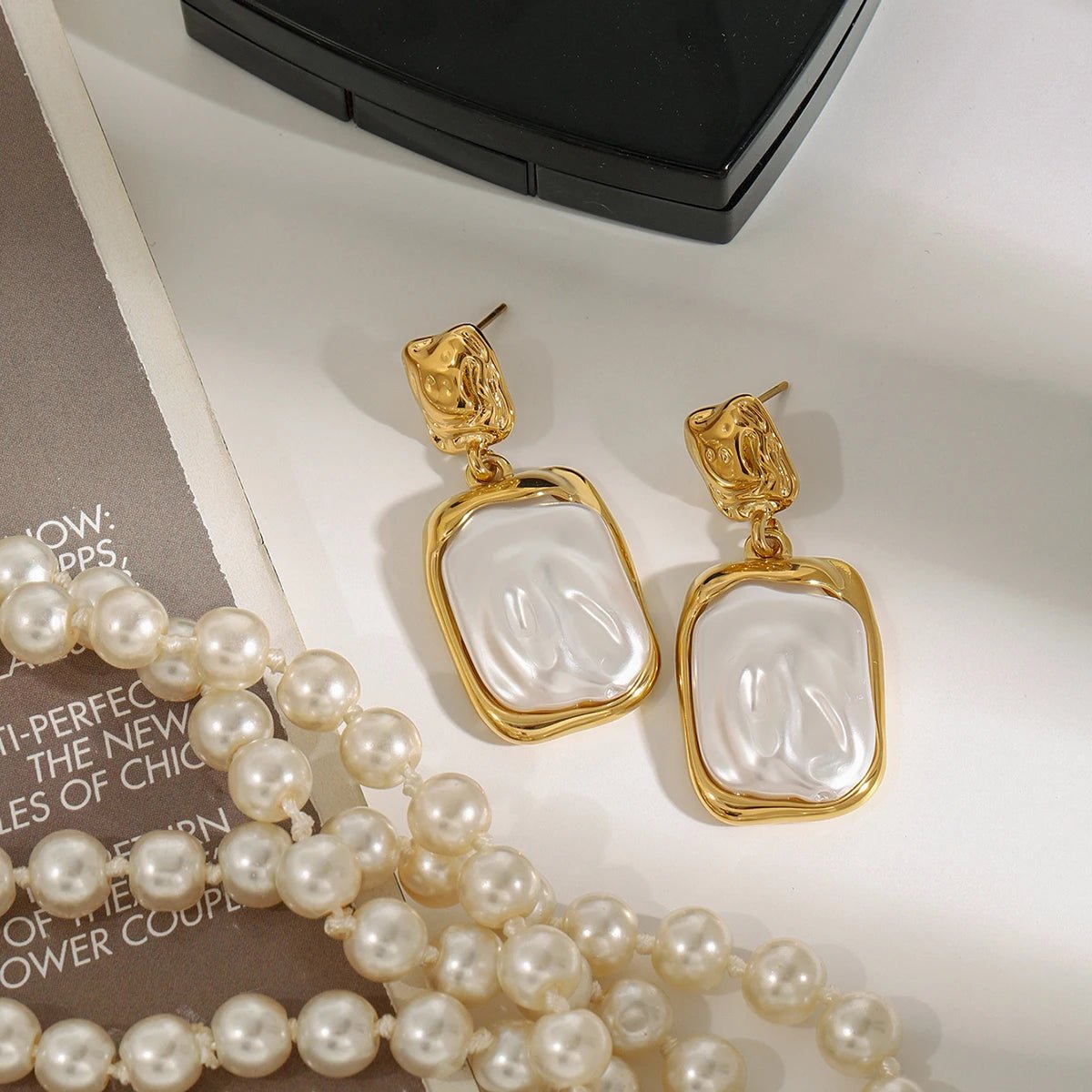 18K Gold Plated Filntisy Earrings - Naked Muse Waterproof Jewellery