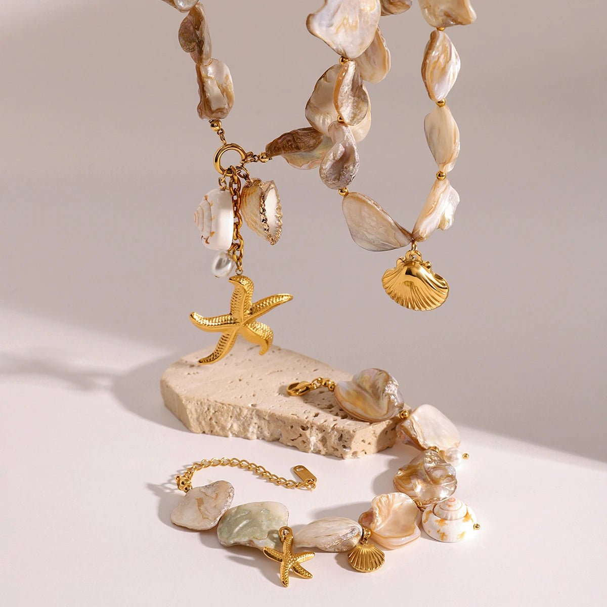 18K Gold Plated Galatea Bracelet - Naked Muse Waterproof Jewellery