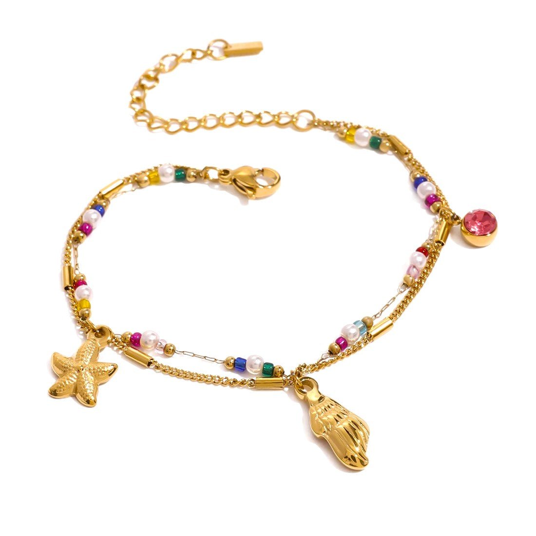 18K Gold Plated Iris Bracelet - Naked Muse Waterproof Jewellery
