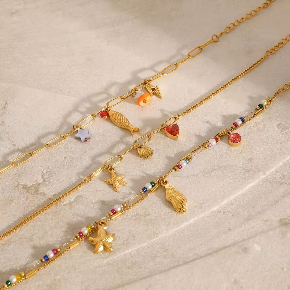 18K Gold Plated Iris Bracelet - Naked Muse Waterproof Jewellery