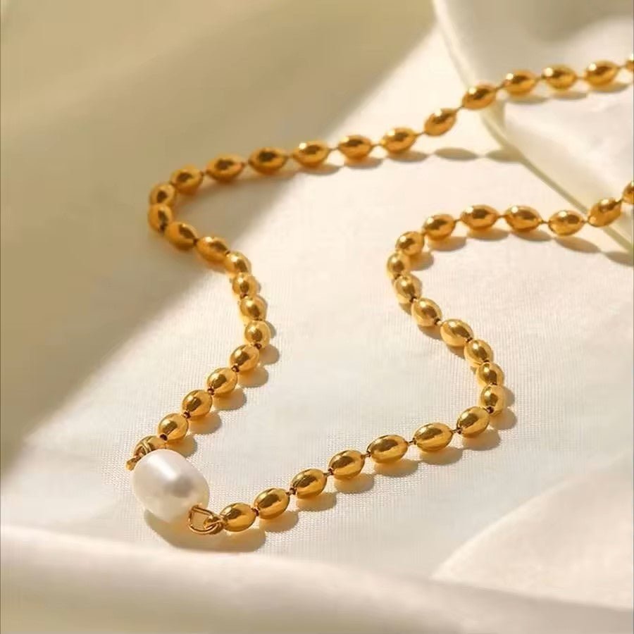 18K Gold Plated Isla Necklace - Naked Muse Waterproof Jewellery