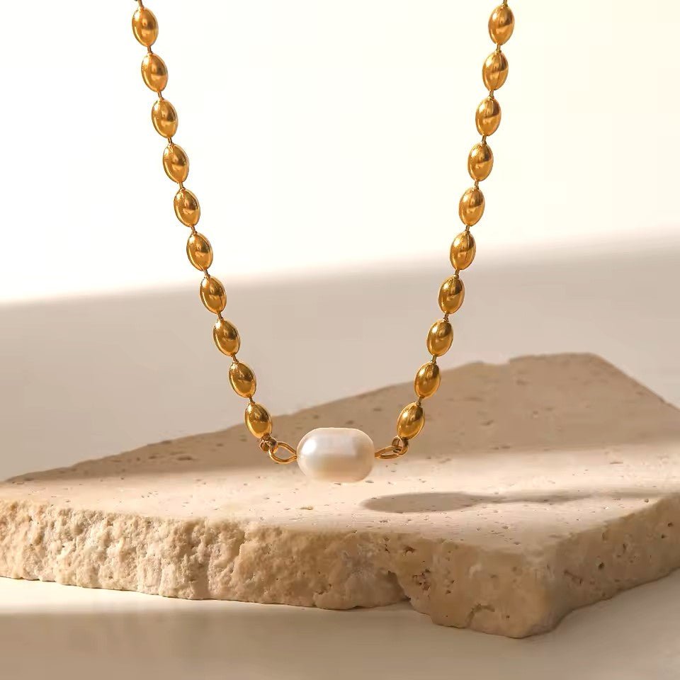 18K Gold Plated Isla Necklace - Naked Muse Waterproof Jewellery