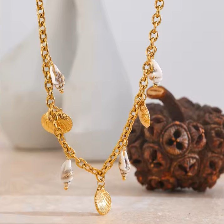 18K Gold Plated Nerida Necklace - Naked Muse Waterproof Jewellery