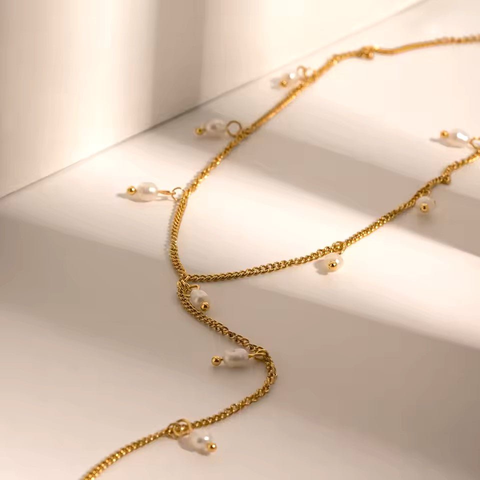 18K Gold Plated Seraphina Necklace - Naked Muse Waterproof Jewellery