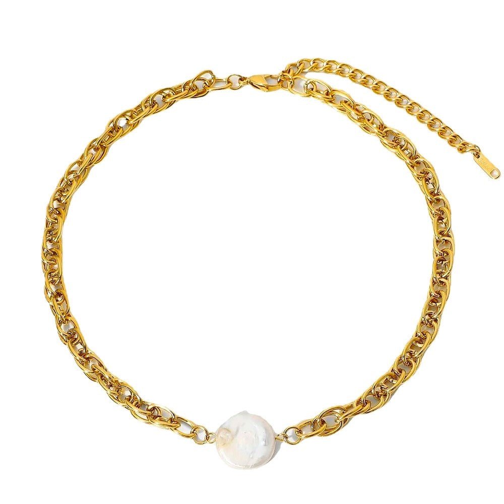 18K Gold Plated Aphrodite Necklace - Naked Muse Waterproof Jewellery