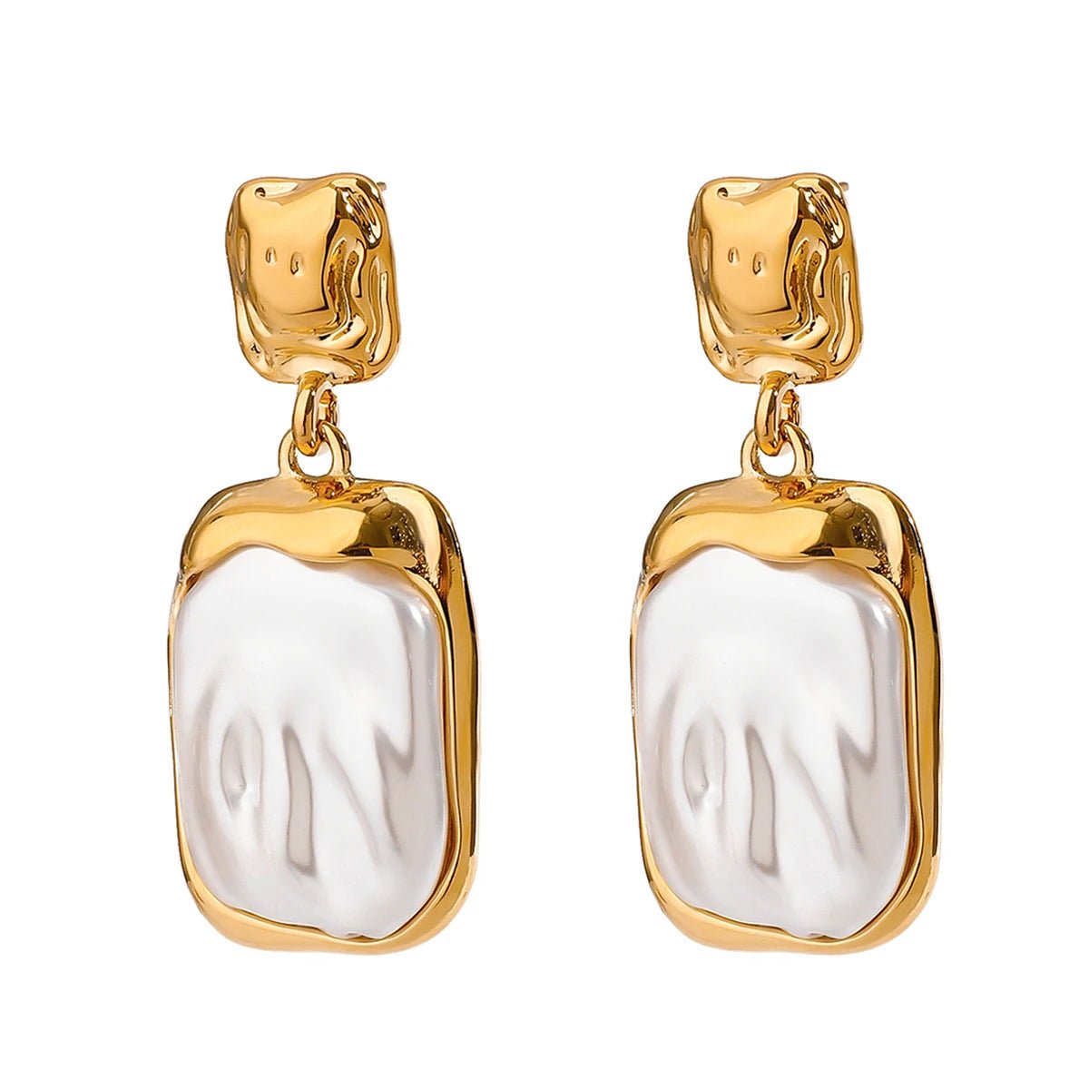 18K Gold Plated Filntisy Earrings - Naked Muse Waterproof Jewellery