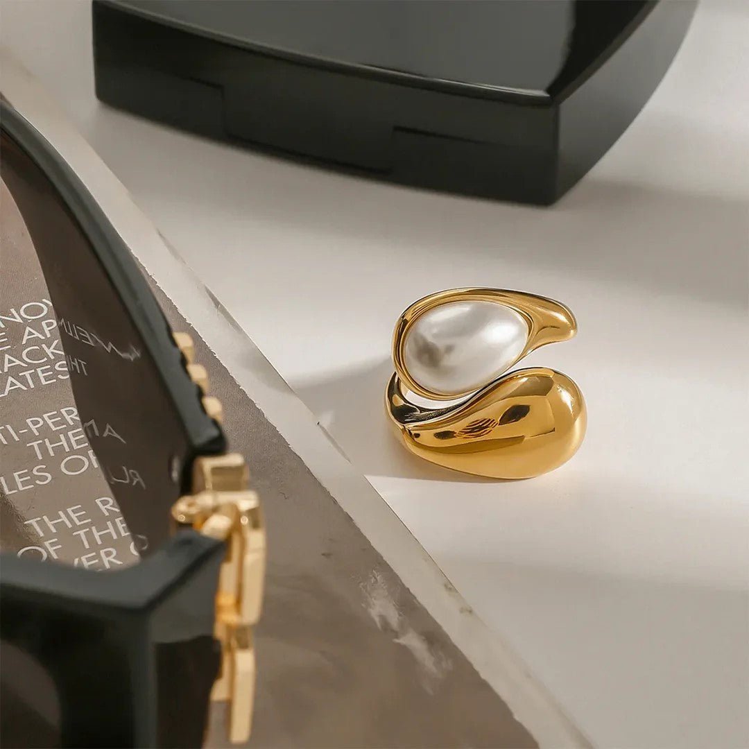 18K Gold Plated Filntisy Ring - Naked Muse Waterproof Jewellery