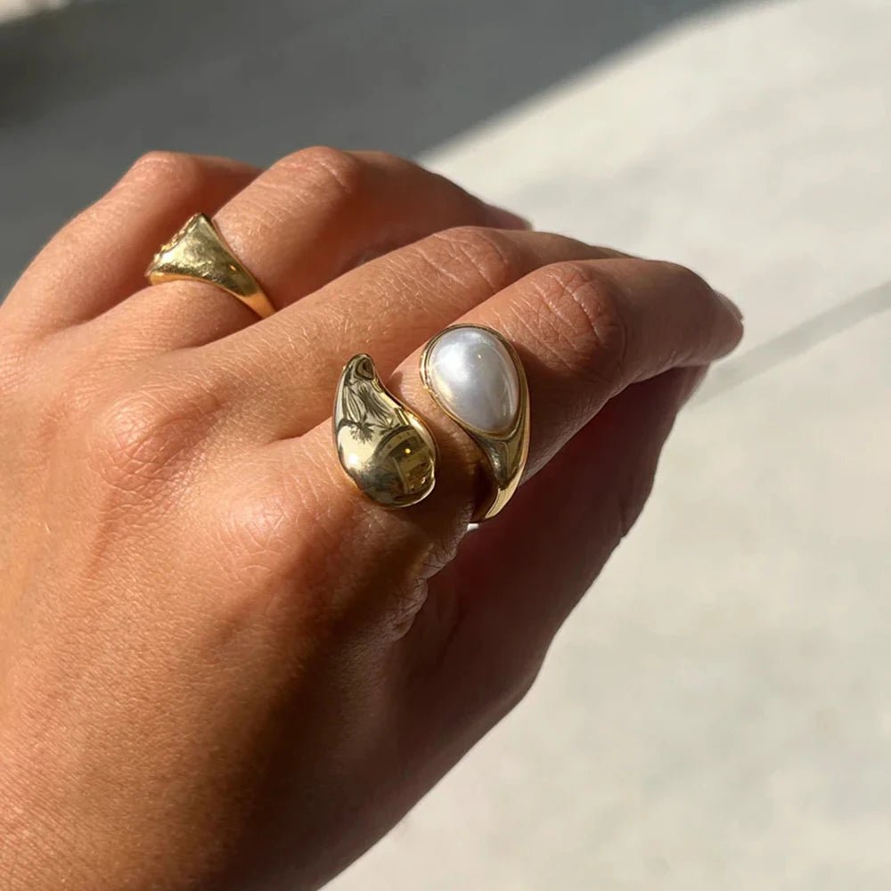 18K Gold Plated Filntisy Ring - Naked Muse Waterproof Jewellery