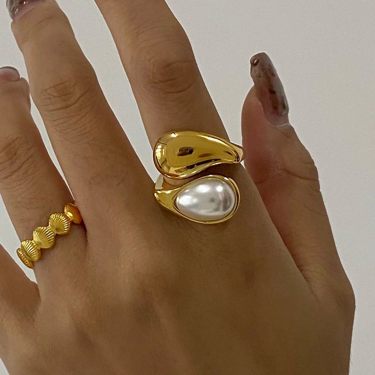 18K Gold Plated Filntisy Ring - Naked Muse Waterproof Jewellery