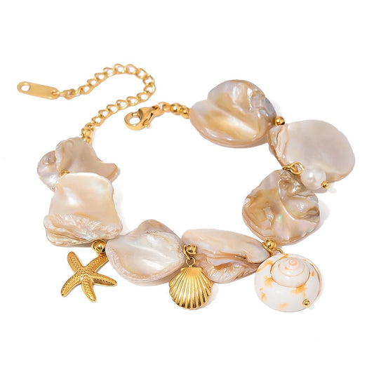 18K Gold Plated Galatea Bracelet - Naked Muse Waterproof Jewellery