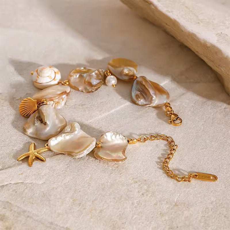 18K Gold Plated Galatea Bracelet - Naked Muse Waterproof Jewellery
