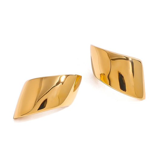 18K Gold Plated Glinda Earrings - Naked Muse Waterproof Jewellery