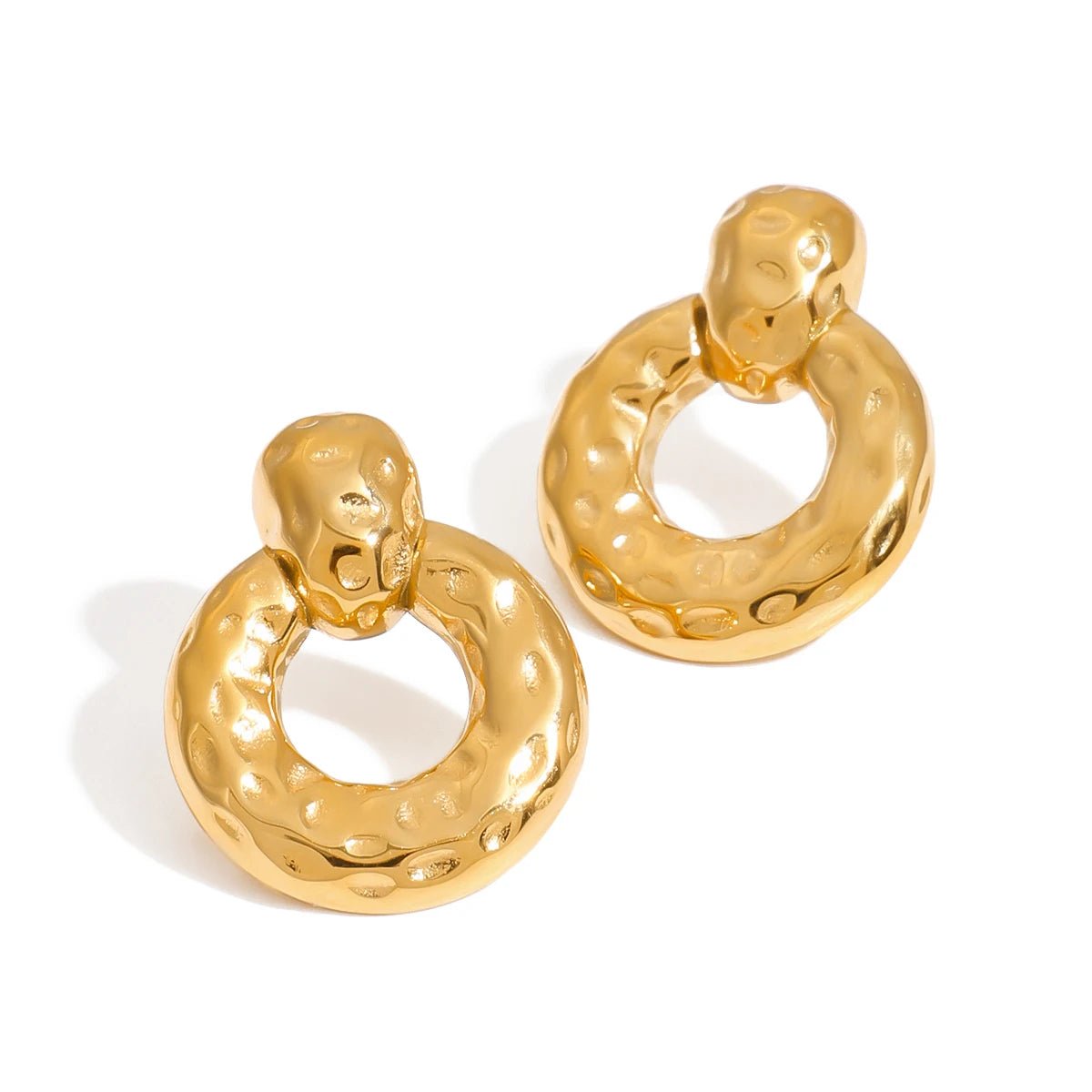 18K Gold Plated Mira Earrings - Naked Muse Waterproof Jewellery