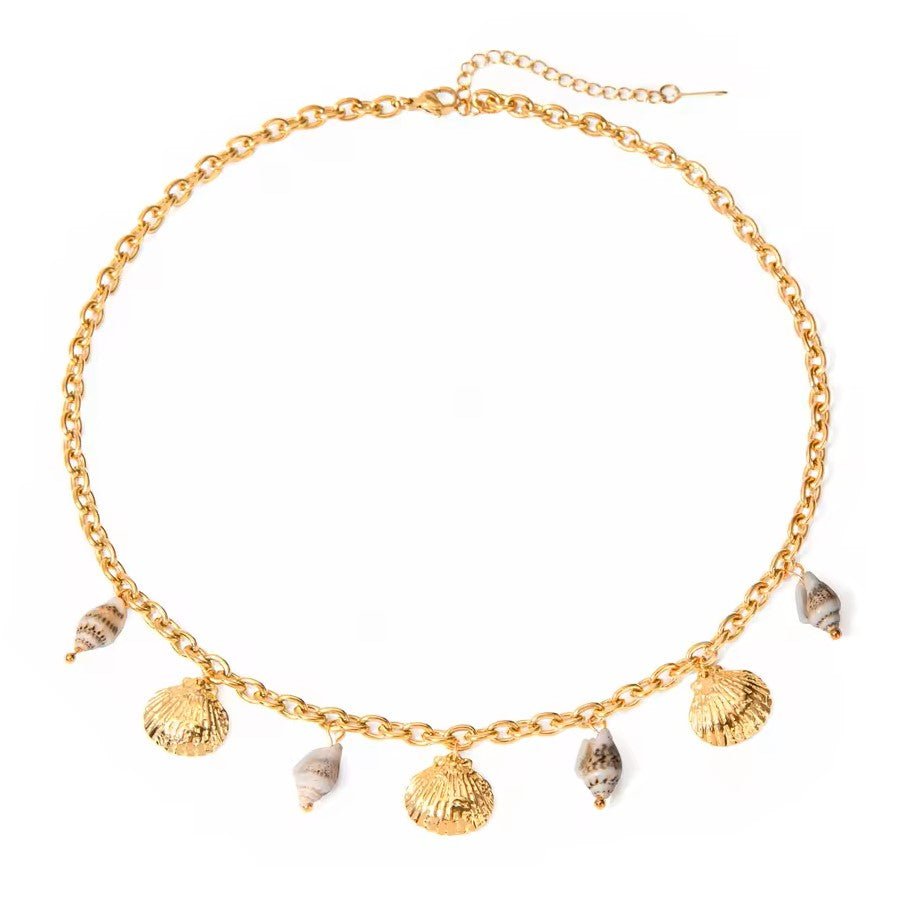 18K Gold Plated Nerida Necklace - Naked Muse Waterproof Jewellery