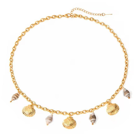 18K Gold Plated Nerida Necklace - Naked Muse Waterproof Jewellery