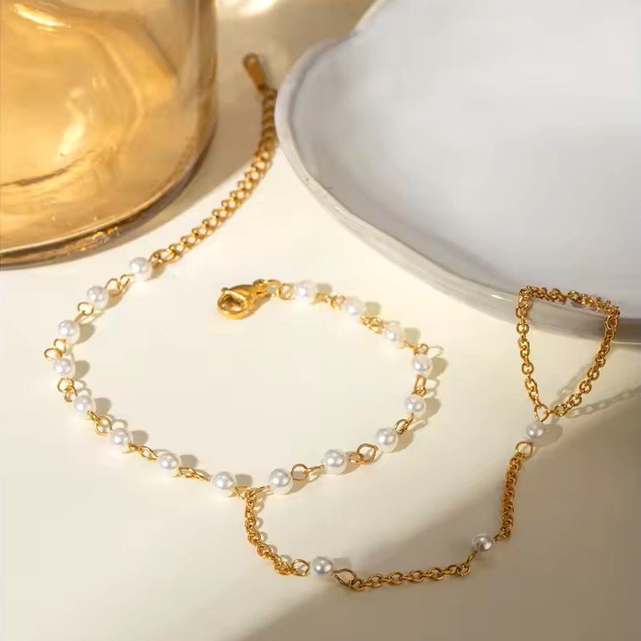 18K Gold Plated Riviera Hand Chain - Naked Muse Waterproof Jewellery