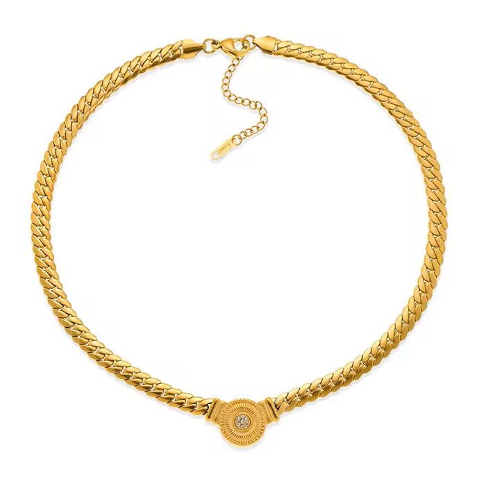 18K Gold Plated Sofia Necklace - Naked Muse Waterproof Jewellery