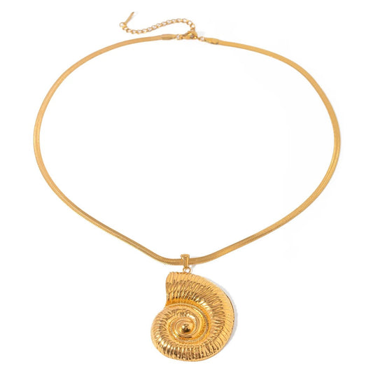 18K Gold Plated Ursula Necklace - Naked Muse Waterproof Jewellery
