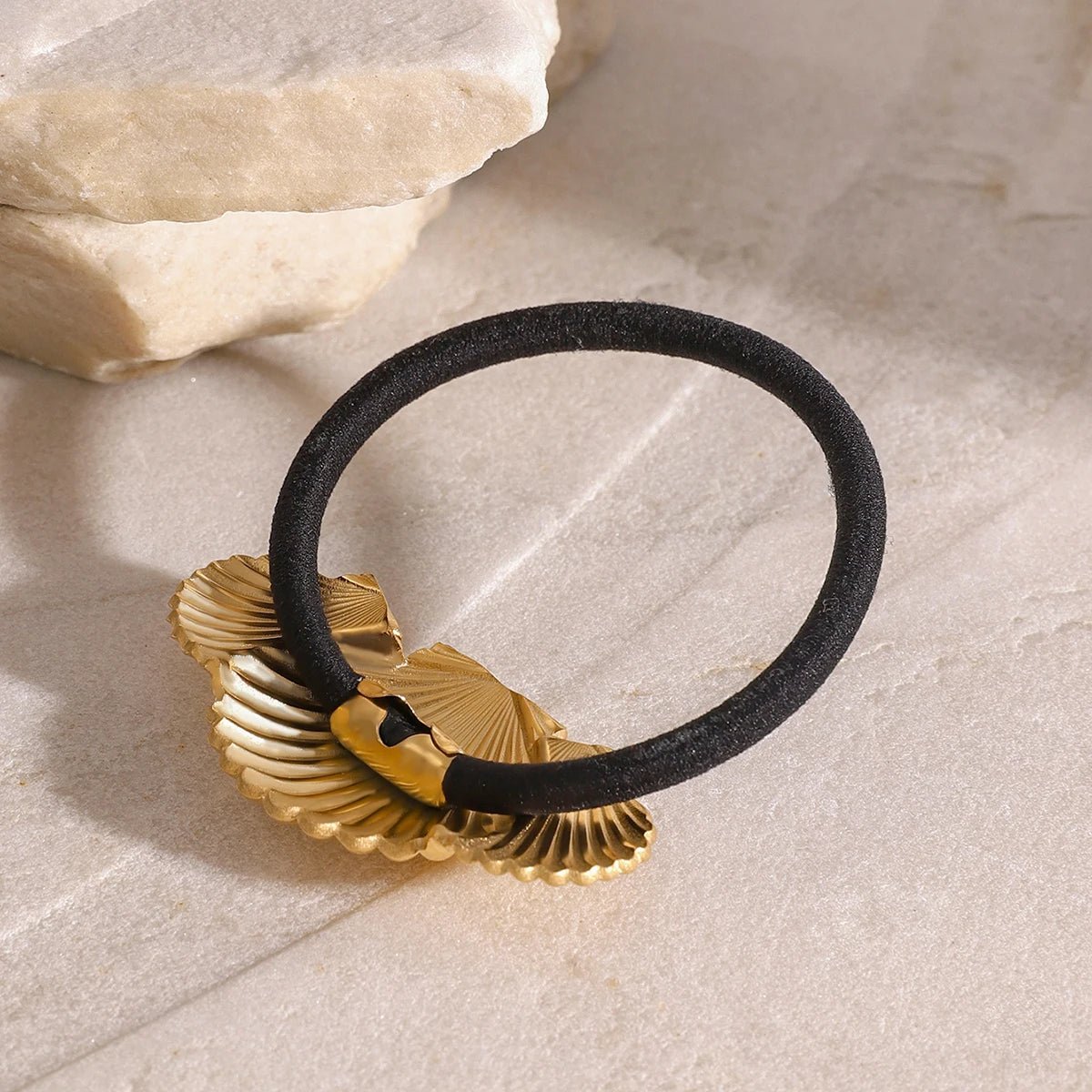 18K Gold Plated Venus Hair Tie - Naked Muse Waterproof Jewellery