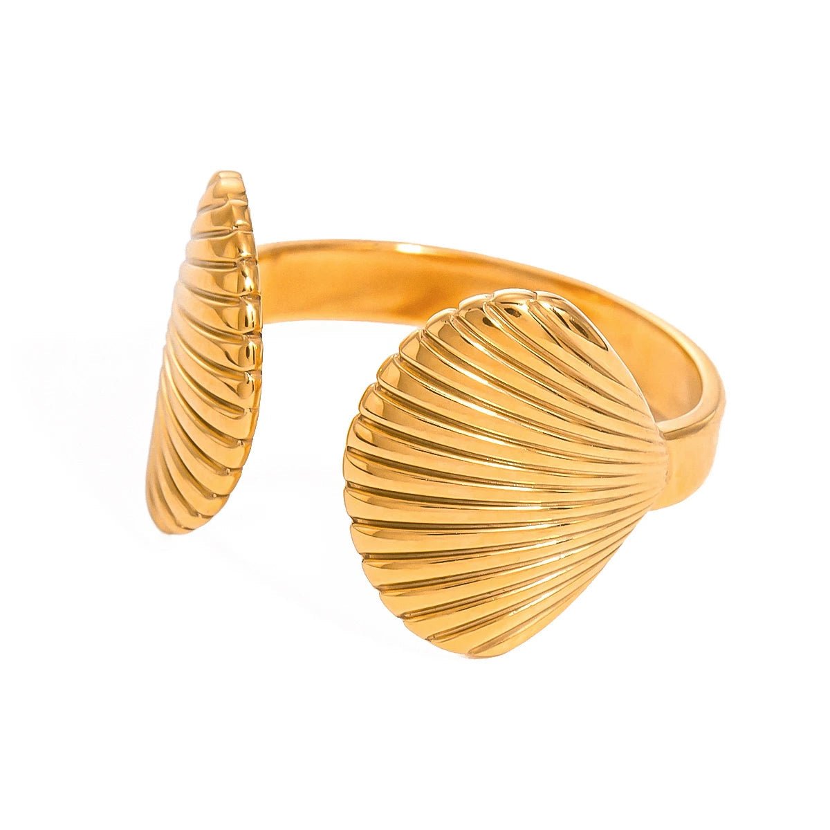 18K Gold Plated Venus Ring - Naked Muse Waterproof Jewellery