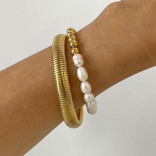 18K Gold Plated Vivian Bracelet - Naked Muse Waterproof Jewellery